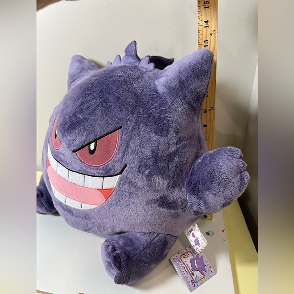 NWT RARE Benpresto Japanese Import Jumbo Pokémon Gangar Plush Stuffed Animal - Picture 10 of 10